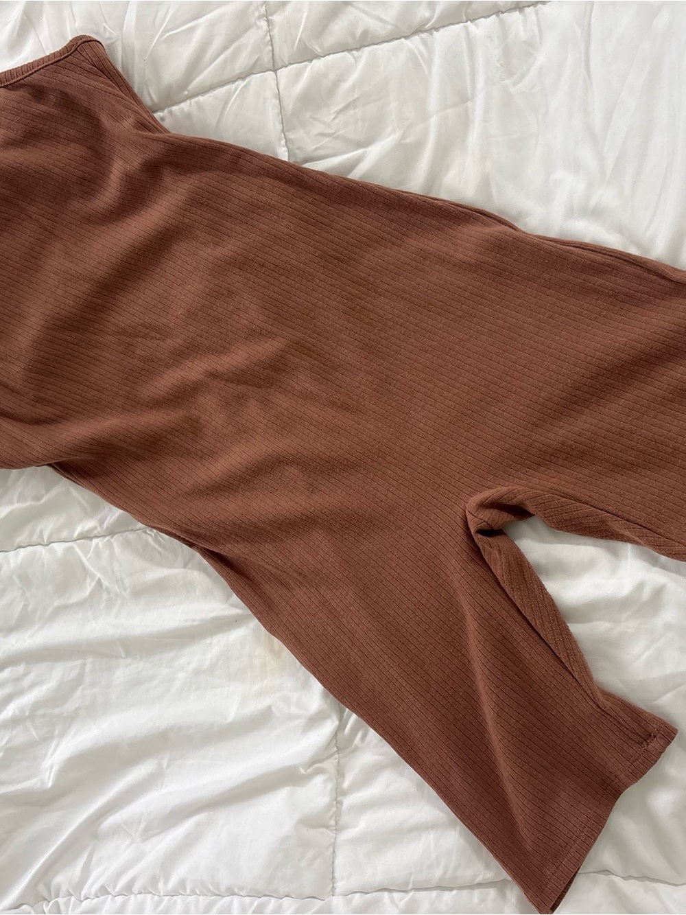 Women’s Ribbed Brown one piece